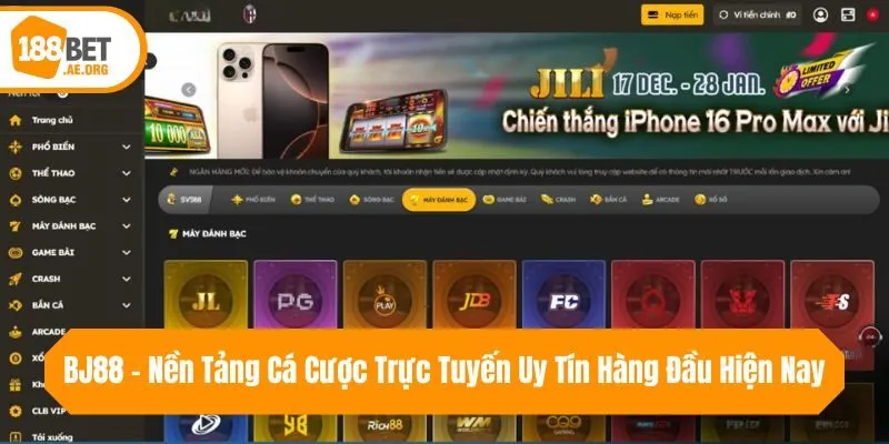 BJ88 - Nền Tảng Cá Cược Trực Tuyến Uy Tín Hàng Đầu Hiện Nay