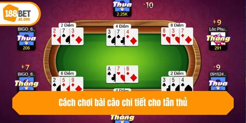 Cách chơi bài cào chi tiết cho tân thủ