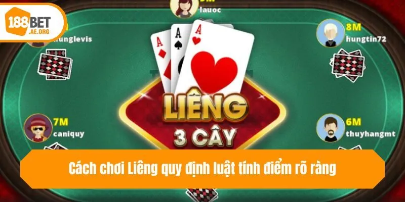 Cách chơi Liêng quy định luật tính điểm rõ ràng