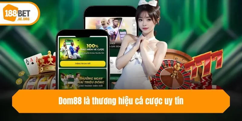 Dom88 là thương hiệu cá cược uy tín